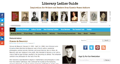 Desktop Screenshot of literaryladiesguide.com