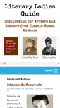 Mobile Screenshot of literaryladiesguide.com